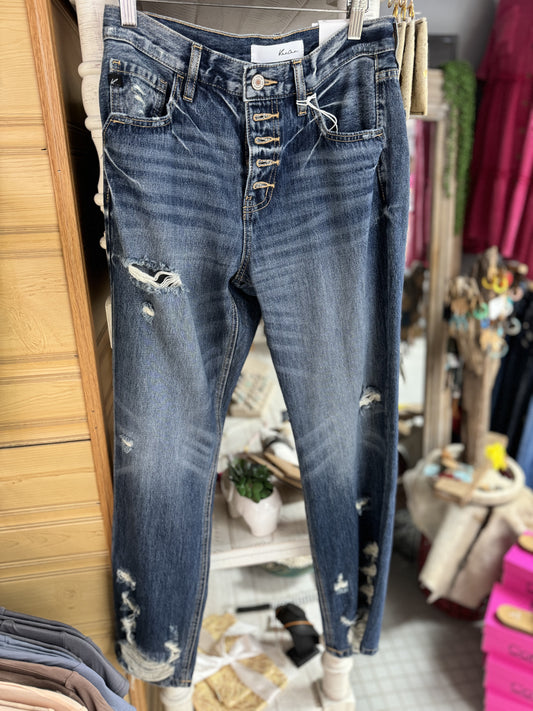 Kancan button fly jeans